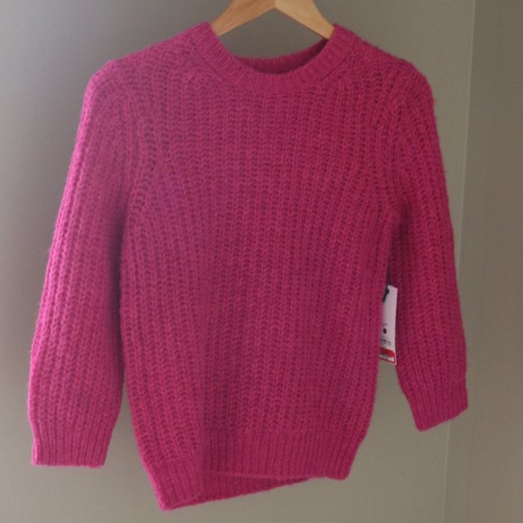 Treasure & Bond Sweaters - Treasure & Bond Cropped Texture Knit Sweater